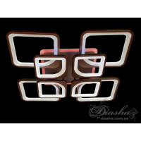 Люстра потолочная светодиодная с пультом Diasha 8060/4+4CF LED 3color dimmer 