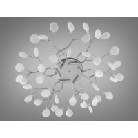 Дитяча стельова люстра "Світлячок", 42 лампи, хром сатин Diasha X890-42ASL