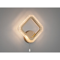 LED бра Diasha квадрат золото 12Вт 3 режими Diasha A8170/1G