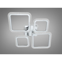 Стельова люстра LED чорна 85W 5 модулів 2+2 диммер Diasha A8170/2+2HRLED3colordimmer