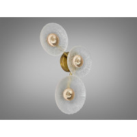 Приліжковий настінний Led світильник лофт, 6 Вт, золото Diasha F3827