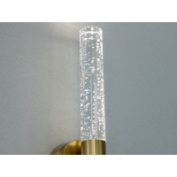 Дизайнерське світлодіодне бра, 6 Вт, золото Diasha 9151-BGD