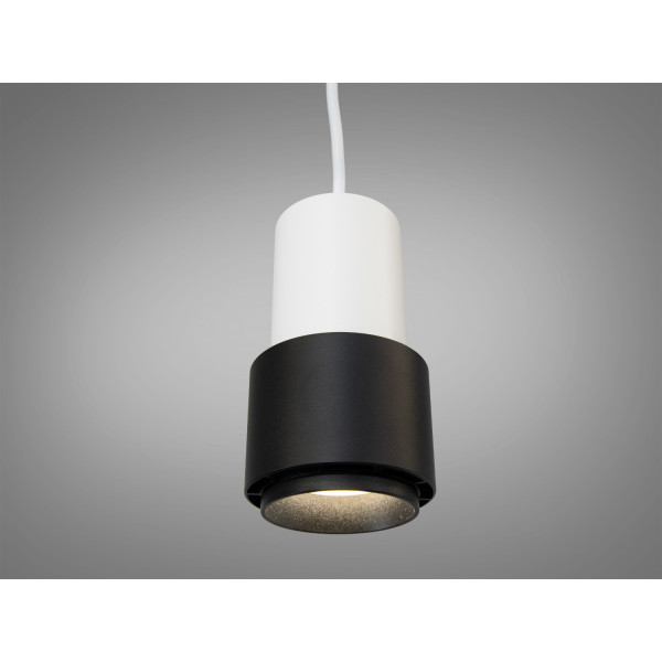 Підвісний світильник чорний GU10 одинарний Diasha QY-H1129W+B-S