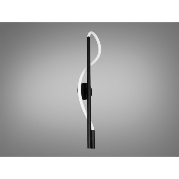 Функціональний світлодіодний настінний світильник Шланг, 14W, чорне бра Diasha SY9607-BK3color