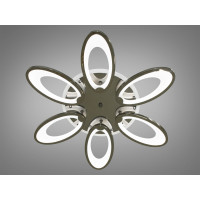 Cветодиодная люстра в спальню с пультом Diasha 1673/6BHR LED 3color dimmer 