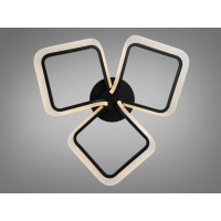 Люстра стельова LED чорна 50 Вт Diasha WG5146/3BK