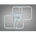 Стельова LED люстра Квадрати біла 85W димер Diasha 2525/4WHLED3colordimmer