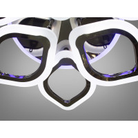 Cветодиодная потолочная люстра с пультом Diasha AS8073/3+3BHRLED3colordimmer