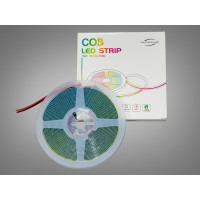 COB LED стрічка 12В, 320 діодів на метр, 8мм, блакитний Diasha P12-COB-320-BLUE-20-8