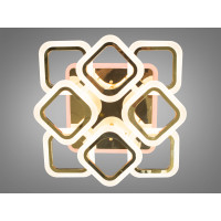 Плоские светодиодные люстры Diasha AS8060/4+4 G led dimmer 3 color