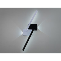 Естетично привабливе світлодіодне бра, 20W, чорний+білий Diasha Q3/600BK+WH