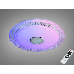 Стельова люстра LED біла 80 Вт RGB Bluetooth TUYA Diasha DB-8307/500RGB+MP3+TUYA