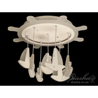 Люстра в детскую комнату с ночником и пультом Diasha 8162/500WH LED dimmer  