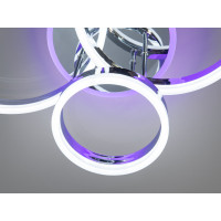 Світлодіодна люстра смарт 8174-3HRLED хром 75Вт з пультом Diasha 8174/3HRLED3colordimmer