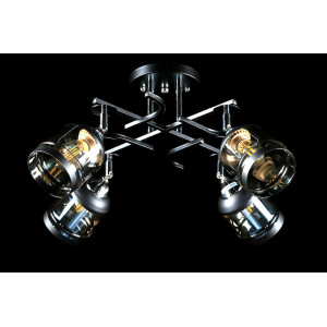 Люстра с плафонами  L2371B/4 (BLK+CR) Splendid-Ray
260783
