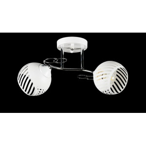 Люстра с плафонами  L29027/2 (WHITE+CHROME) Splendid-Ray
1002561