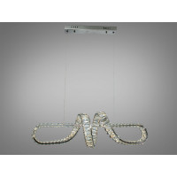 Підвісна люстра Diasha LED хром 84 Вт пульт Diasha D8927/800CH