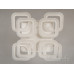 Стельова LED люстра з димером і кольоровою підсвіткою, 120W, біла Diasha HAS8060/4+4GRLED3colordimmer Стельова LED люстра з димером і кольоровою підсвіткою, 120W, біла Diasha HAS8060/4+4GRLED3colordimmer
