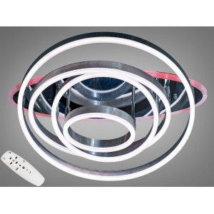 Стельова світлодіодна люстра з димером 135W Diasha 7005/4NEWHRLED3colordimmer
