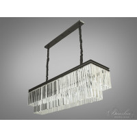 Современная хрустальная люстра для зала спальни гостиной Diasha 1077-1000x300BK 