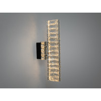 Бра настінне LED кришталеве хром 8 Вт Diasha D88010/B-320CH