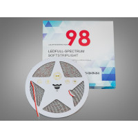 LED лента 24В, 120 диодов на метр, 8мм, холодный Diasha P24-2835-120-CW-20-8
