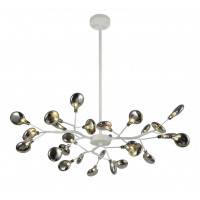 Люстра декоративная потолочная белого цвета Levistella 918LP447-27 WH+BK Люстра декоративная потолочная белого цвета Levistella 918LP447-27 WH+BK