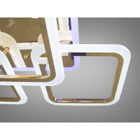 Потолочная led люстра квадрат с пультом Diasha A8060/4+1G LED 3color dimmer 