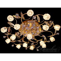 Галогенна люстра зі світлодіодною підсвіткою  Diasha 8296/16HRA