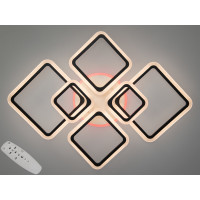 LED люстра смарт світильник з ІЧ пультом та диммером, 110W Diasha A8160/6BKLED3colordimmer