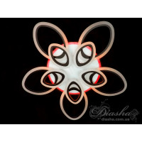 Люстра светодиодная с пультом 165W Diasha A8059/5+5LED3colordimmer