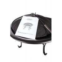 Чаша мангал для огня с крышкой LV 20017755FP