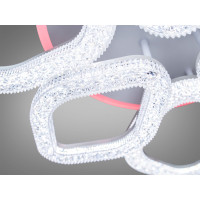Люстра лед в спальню с пультом Diasha MX2773/3+3LED3colordimmer