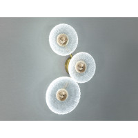 Приліжковий настінний Led світильник лофт, 6 Вт, золото Diasha F3827