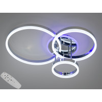 Світлодіодна люстра смарт 8174-3HRLED хром 75Вт з пультом Diasha 8174/3HRLED3colordimmer Світлодіодна люстра смарт 8174-3HRLED хром 75Вт з пультом Diasha 8174/3HRLED3colordimmer