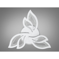 Стельова світлодіодна люстра з пультом, диммером, підсвічуванням, 55W Diasha 2455/3WHLED3colordimmer