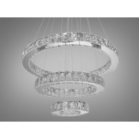 Подвесная люстра 66Вт, хром Diasha 7201-8A/580+400+200HR