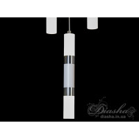 Светодиодная люстра-подвес Diasha 1015/10CR+WH 