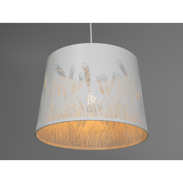 Тематичний світильник підвіс в стилі Лофт "Поле", білий світильник Diasha 8390-1WH