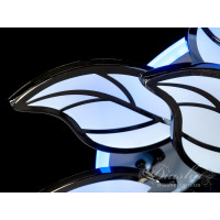 Cветодиодная люстра Diasha 8028/8+4BHR LED 3color dimmer 