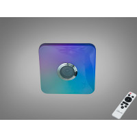 LED стельова люстра біла 45 Вт з Bluetooth колонкою Diasha DB-8501A/280x280RGB+MP3