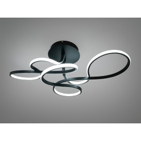 Стельова світлодіодна люстра біла 65 Вт Diasha WG5099/ABK