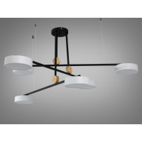 Люстра в спальню Diasha D405-6BK+WH