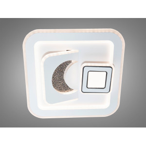 Мультифункціональний, ультрасучасний, квадратний, акриловий світлодіодний світильник потужністю 80 Вт Diasha 12176