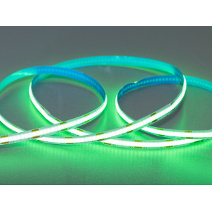 COB LED стрічка 12В, 320 діодів на метр, 8мм, зелений Diasha P12-COB-320-GREEN-20-8