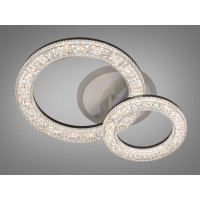 Стельовий світлодіодний смарт світильник з пультом, димером, 42W Diasha 2203/2BKLED3colordimmer