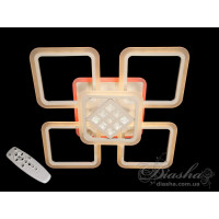 Потолочная светодиодная люстра с пультом Diasha A8190/4+1WH LED 3color dimmer 