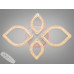 Стельова LED люстра біла 55 Вт пульт димер Diasha 2599/2+2WHLED3colordimmer