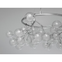 Люстра декоративная  36 лампочки, хром сатин Diasha Y887-36BSL