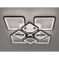 Стельова світлодіодна люстра смарт світильник з пультом, 155W Diasha H8060/4+4BKLED3colordimmer